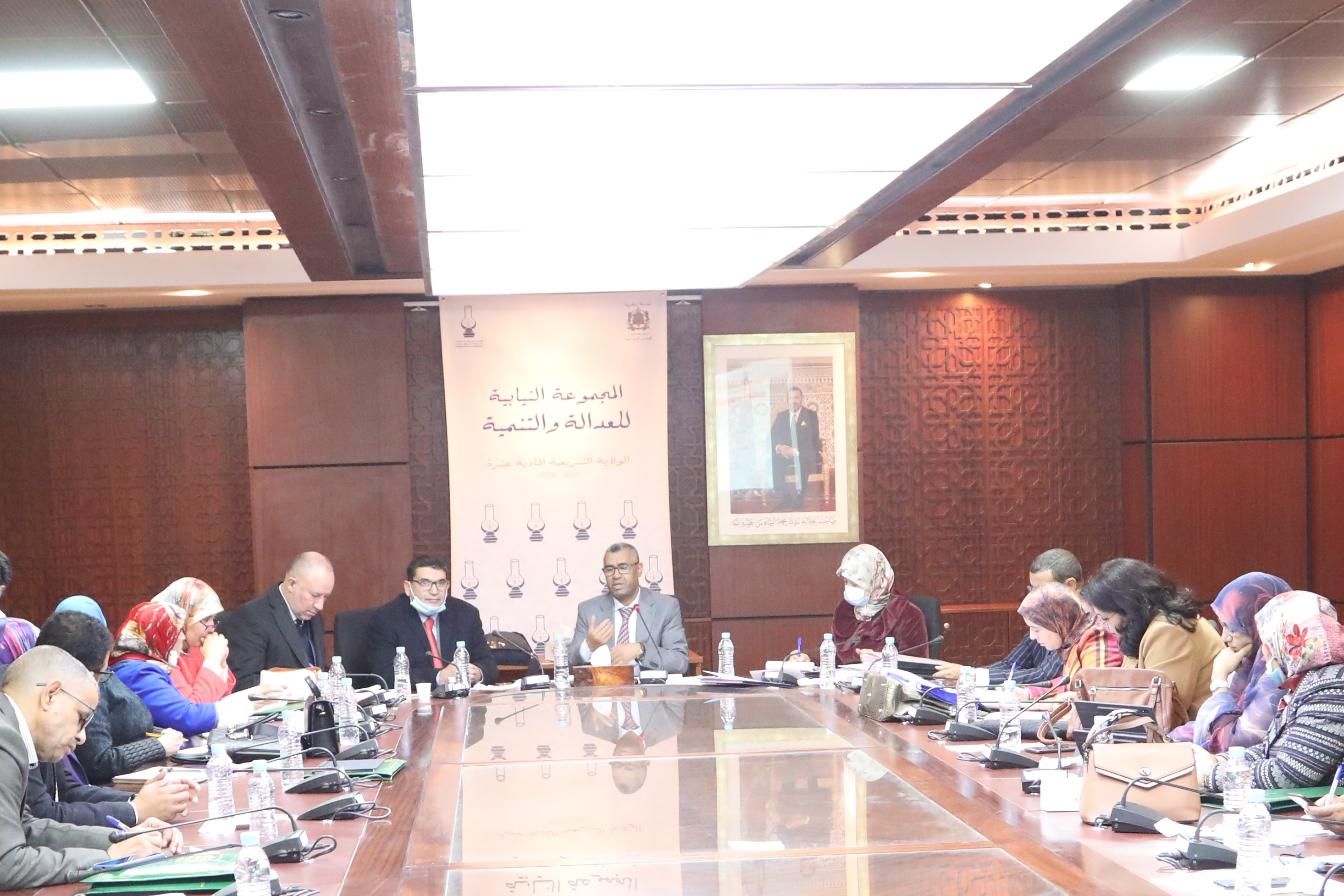 رئيس المجموعة النيابية يؤكد على أهمية التواصل في إنجاح العمل البرلماني