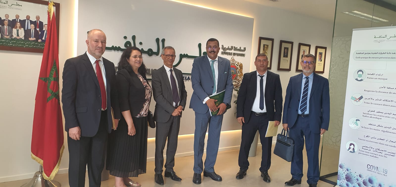 ابراهيمي يشرح تداعيات ارتفاع أسعار مواد البناء في لقاء مع رئيس مجلس المنافسة